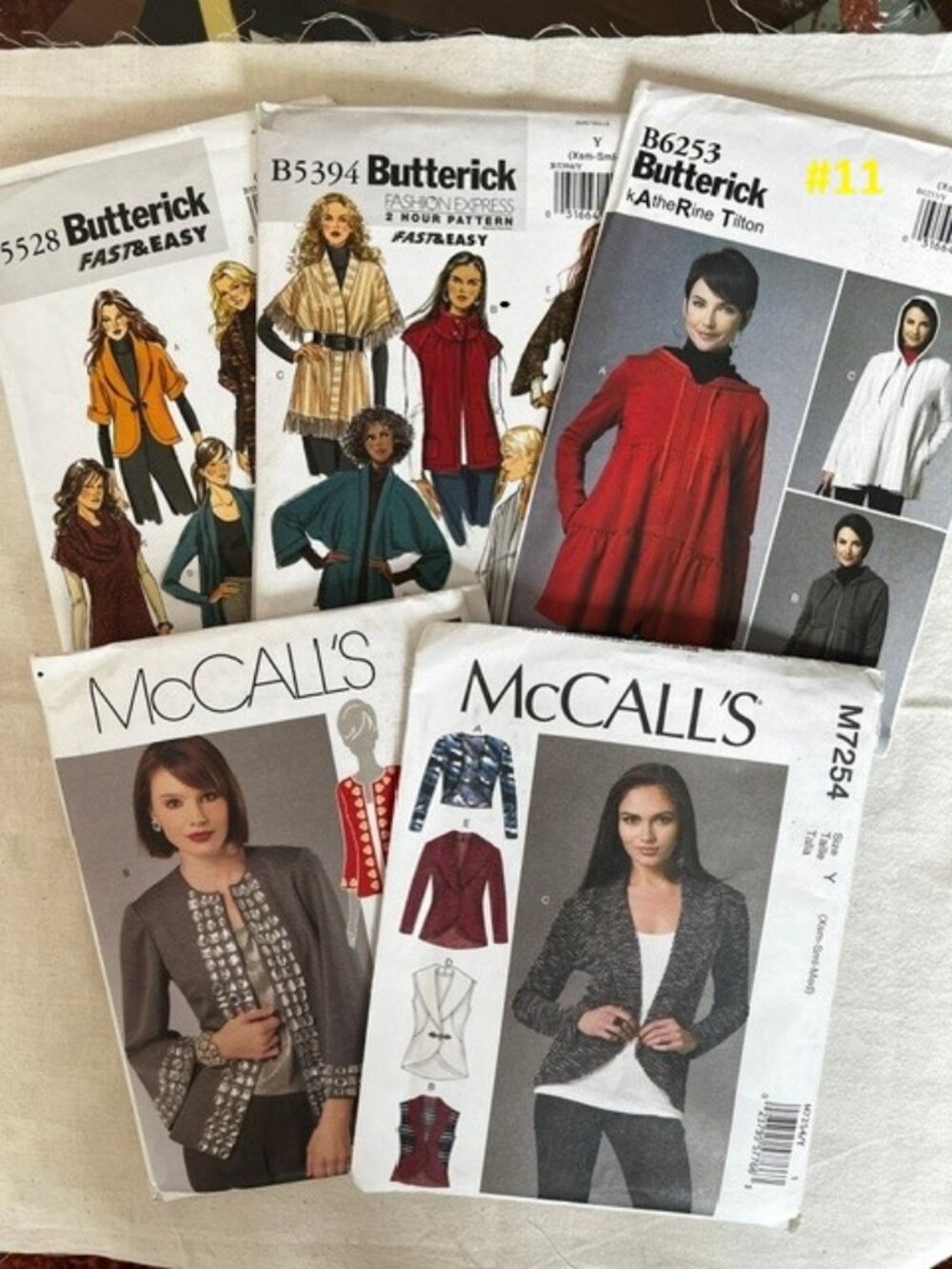 Jacket/Coat Sewing Pattern Bundles. Pick one bundle from photos.